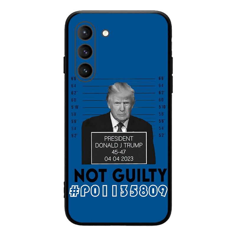 Capa de telefone de comemoração Mugshot de Donald Trump para SAMSUNG Galaxy, S23 Ultra, S22 +, S21 FE, S20, A54, Note 20Plus, A53, # P01135809