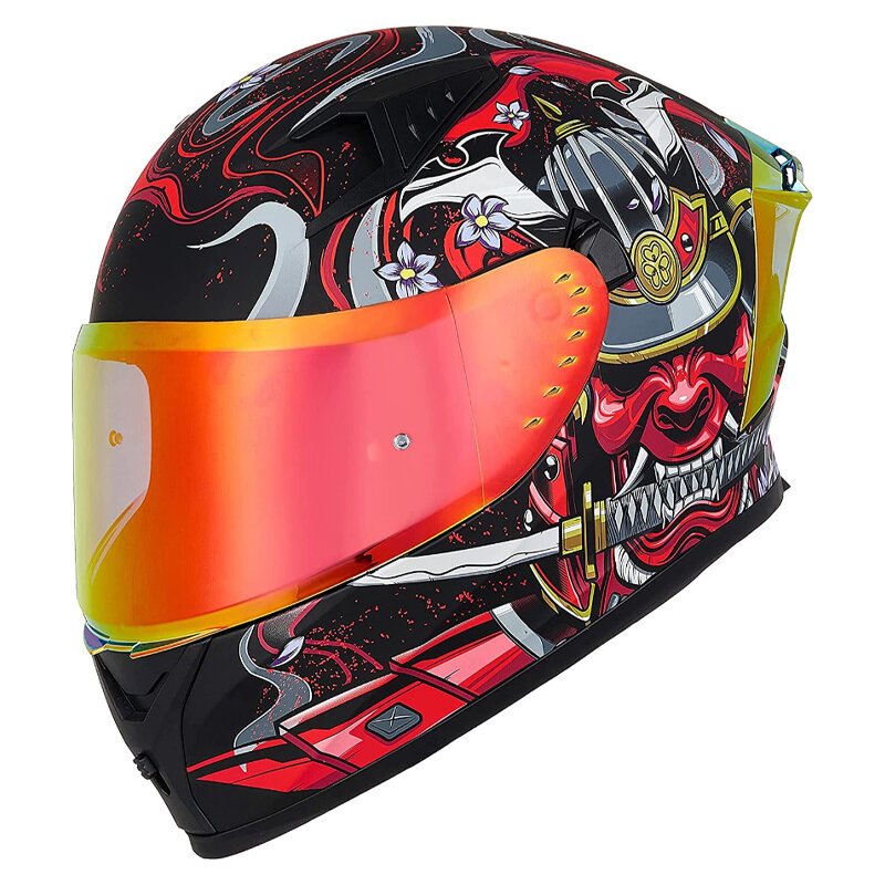 イルムバイクヘルメット,交換可能なフェイスマスク,フルフェイスバイクヘルメット,モデルILM-Z501