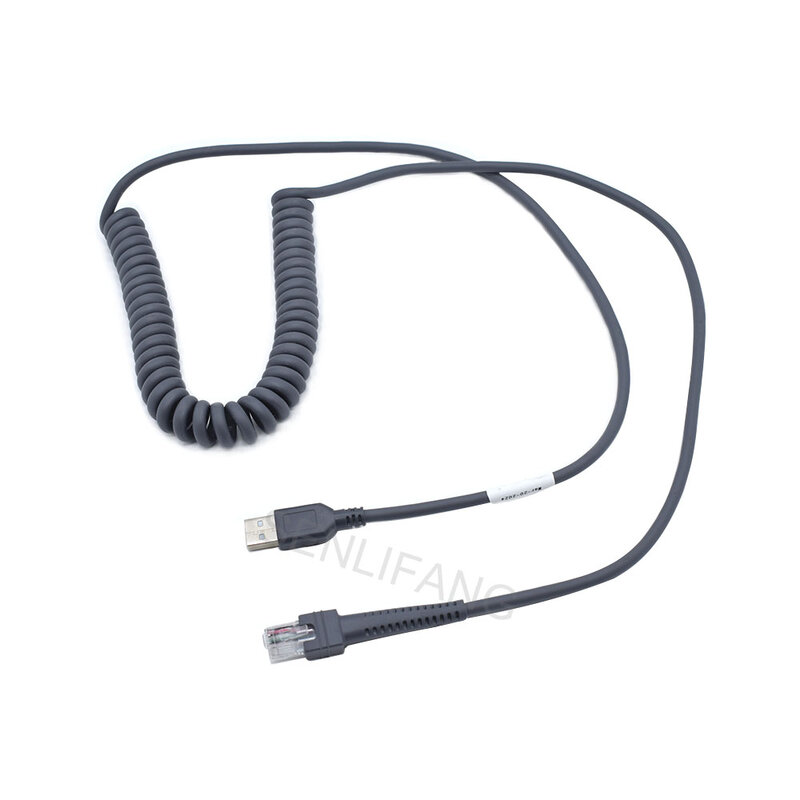 Câble de transfert de données 3M(10 pieds) pour Symdangers LS2208 LS4308 LS4278 LS3578 DS6708 LS7708 Câble de EAU de codes-barres USB CBA-U01-C10ZAR