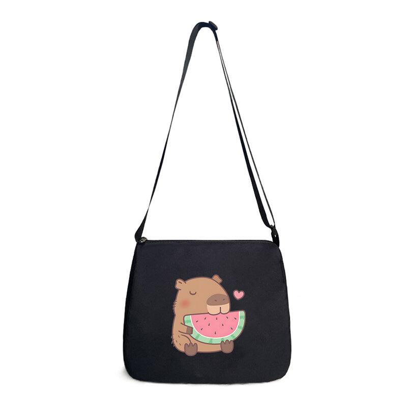 Женские сумки под плечо, мультяшная дизайнерская сумка капибара, регулируемые Наплечные ремни, сумка через плечо, милые сумки капибара для подростков