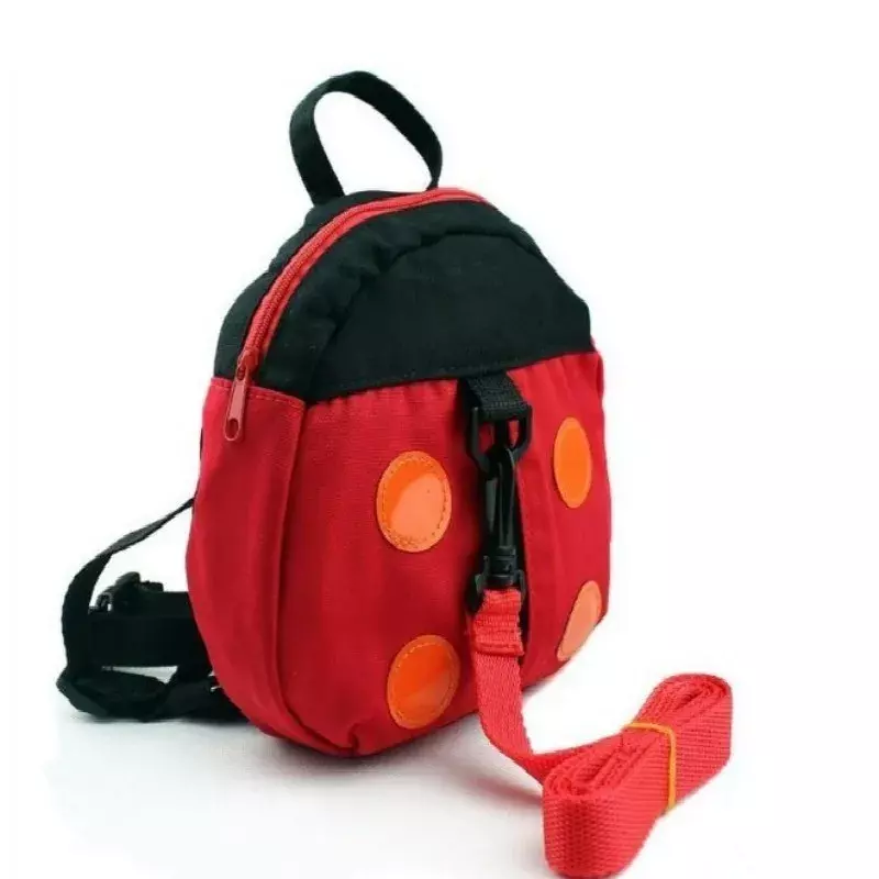 Mochila portabebés con cinturón para caminar, bolsa de arnés con correas para niños, bolso de seguridad para aprender a caminar, Mariquita infantil