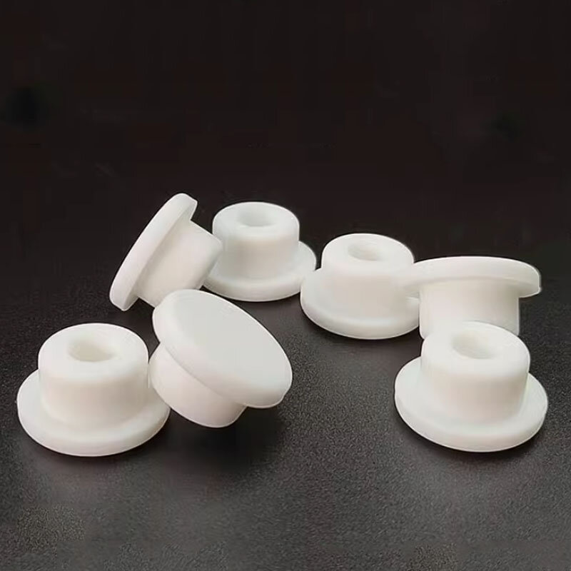 Bore 6.8mm-68.6mm T Shape Plug Silicone Rubber Hole Caps White Round Holes Sealing Plug Blanking End Caps Dustproof Plugs