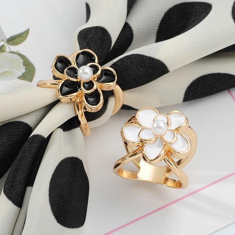 Crystal Scarf Buckle New Alloy Knotting Artifact Shawl Ring Clip DIY Multifunctional Brooches Jewelry Accessories