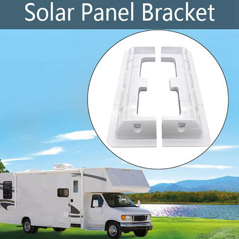 Panel Solar ecológico de 6 piezas, Kit de soporte de montaje lateral de esquina para caravana, yate, RV, barco, accesorios de repuesto