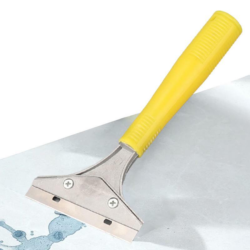Floor Scraper Tool Razor Scraper Remover Glass Cooktop Scraper And Squeegee Scraper Multifunctional Cleaning Scraping Hand Tool