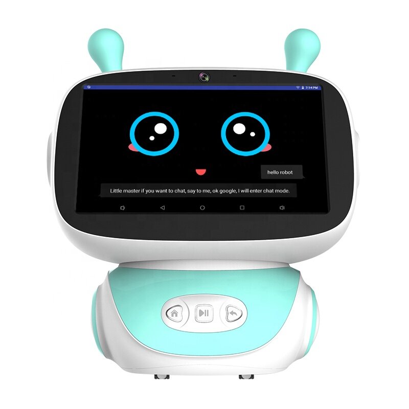 Robot mainan mini interaktif pembelajaran pintar untuk anak-anak