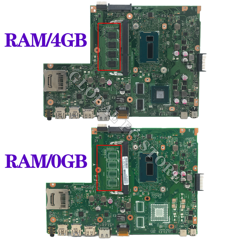 KEFU Mainboard Para ASUS VivoBook A540LJ X540LJ F540LJ K540LJ R540LJ X540L Laptop Motherboard i3 i5 i7 CPU RAM/4GB GT920M