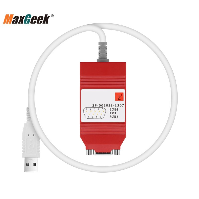 Adaptor USB ke CAN dapat analisis Bus dan pengembangan sekunder kompatibel dengan PEAK IPEH-002022 asli Jerman mendukung untuk