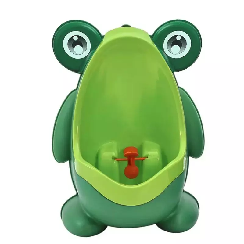 Cute Frog Training Potty para crianças, menino com diversão, alvo, toalete trainer, Pee vertical, criança infantil, criança