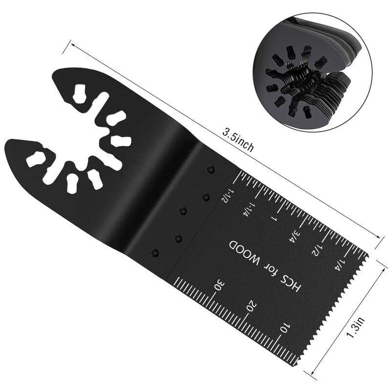 5 Pcs Multi-Function Saw Blade Oscillating Multitool Accessories Electric Saw Blades for Wood Cutting Tool Renovator Knives