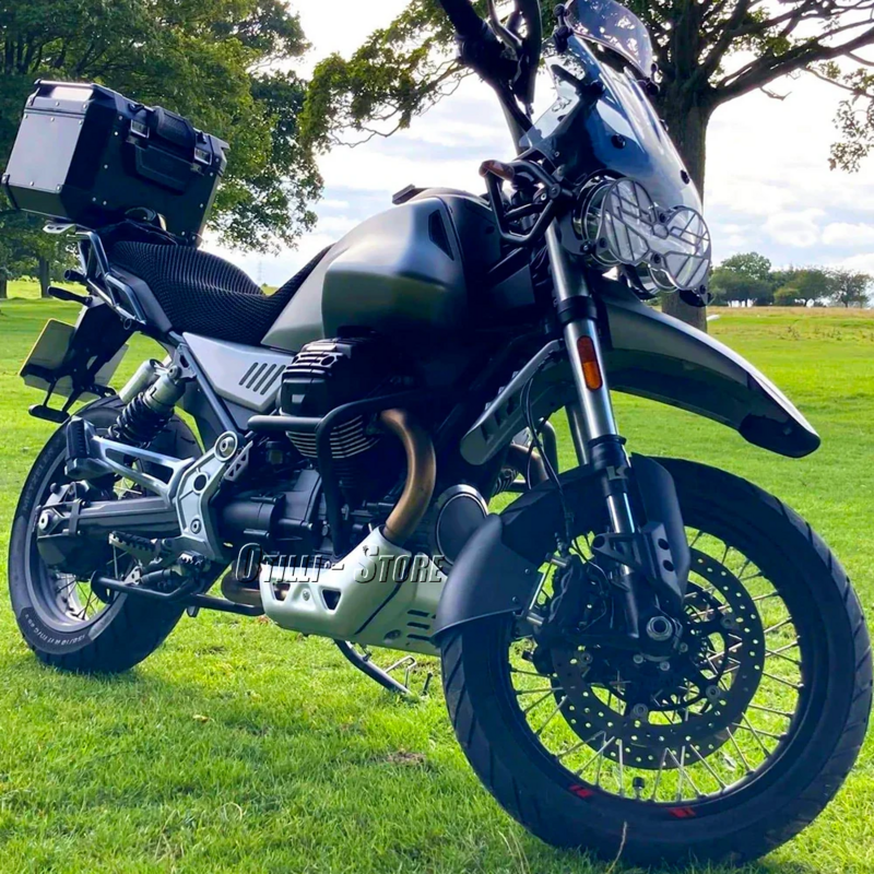 New Motorcycle Accessories Front Tire Wheel Fender Black Mudguard For Moto Guzzi V85TT V85 TT 2019 2020 2021 2022 2023 2024