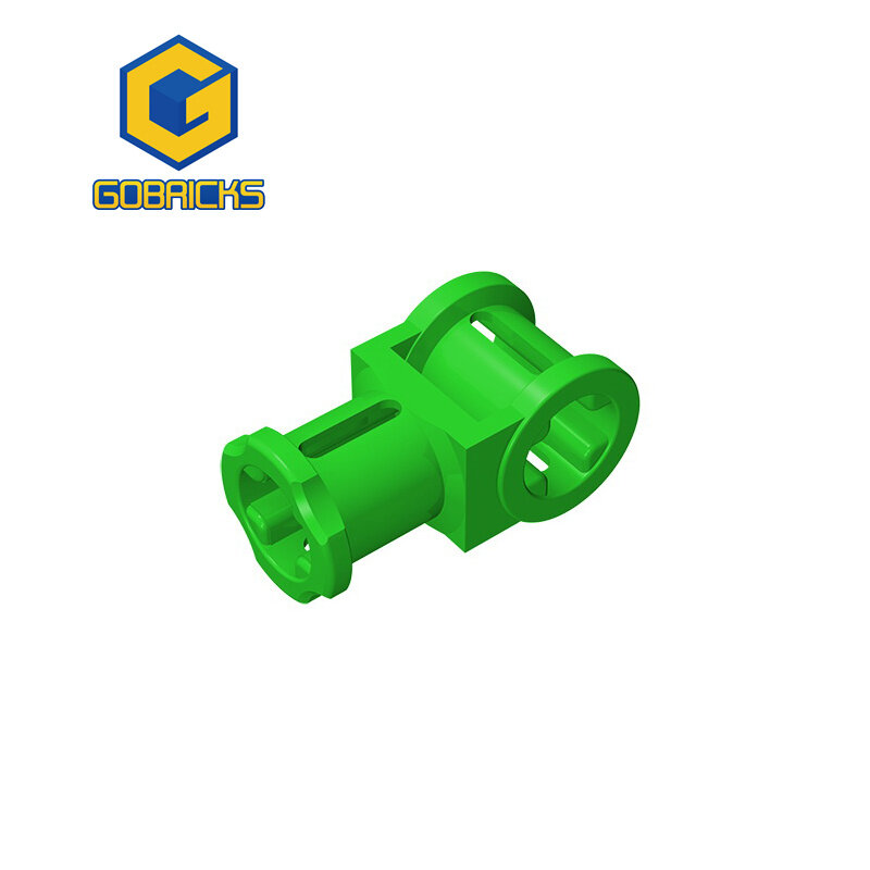 Gobricks 10pcs Parts Moc 32039 42135 High-Tech Axle Connector with Axle Hole Building Block Particles Compatible Brick Kids Toys