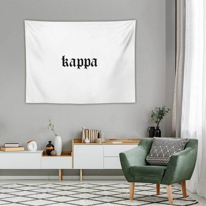 Kappa Gothic Tapeçaria Decor, Casa Parede Hangings, Sala Estética Decoração