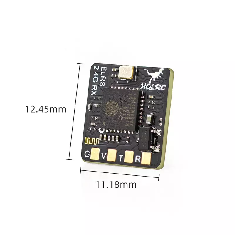 HGLRC ELRS 2.4G Receiver 500MHZ Refresh Rate ELRS 3.0 for RC Airplane FPV Long Range Drones DIY Parts