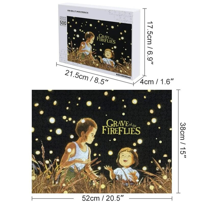 Grave of The Fireflies (grande), rompecabezas para niños, rompecabezas personalizado