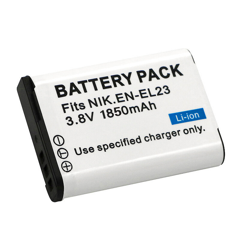 Baterai EN-EL23 ENEL23 EN EL23 1850mah asli untuk kamera Nikon COOLPIX P900 P900s P610 P610s P600 B700 S810c