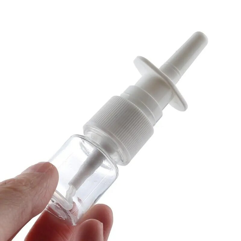 Witte Neus Navulbare Neusspray Pomp Spuit Lege Plastic Flessen Medische Verpakking