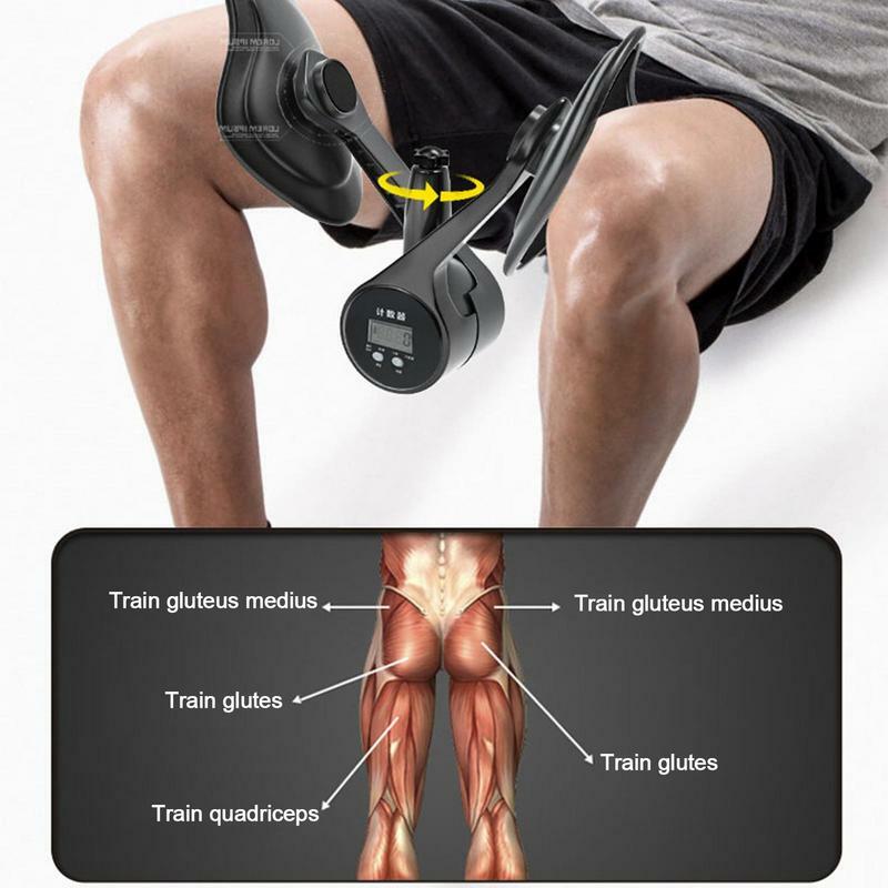 Pelvic Floor Muscle Trainer Kegel Exerciser 360 Rotating Baffle Hip Trainer Adjustable Inner Thigh Exercise Equipment Correction