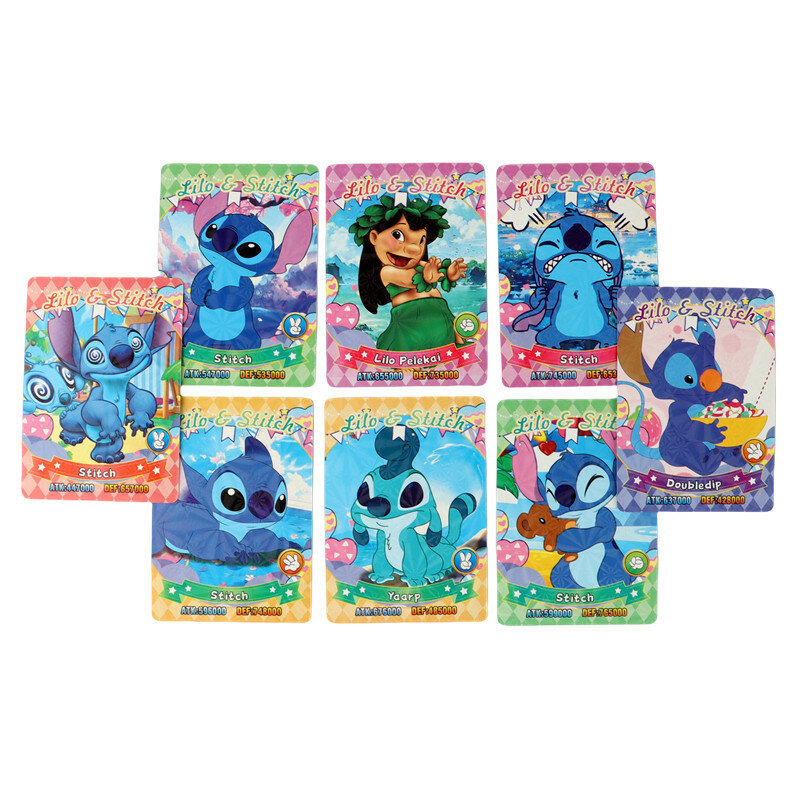 288 Stks/doos Disney Stitch Kaart Anime Verzamelaar Kaart Perifere Geschenken Speelgoed