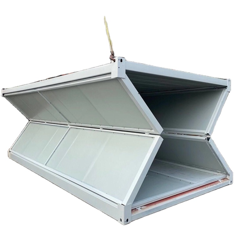 Conteneur arc-en-ciel pliable portable préfabriqué modulaire, facile à assembler, maison de bureau, faible coût, 007, 20 pieds