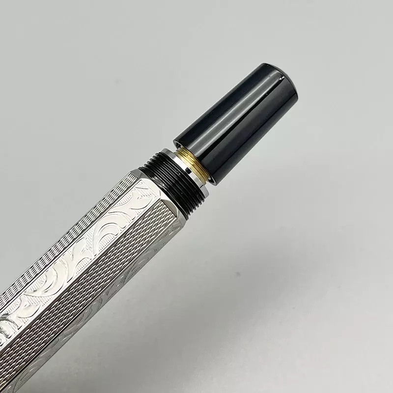 TS MB تحية للكاتب قلم حبر مونت بلانك ، قلم حبر منقار فاخر ، 14K ،