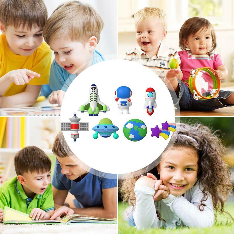Kit de pintura cerâmica pai-filho Kit de pintura de gesso, brinquedos artesanais com 12 canetas aquarela para crianças, interior, idades 4-8