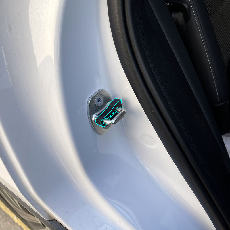 Kunci pintu mobil, peredam suara, untuk Hyundai Verna Elantra GT Accent i20 i30, segel kedap suara tuli, kunci suara mobil