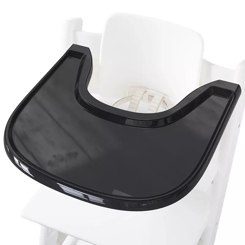 Sarung kursi tinggi penutup penuh alas makan nampan Highchair dapat dilepas alas silikon bayi kompatibel dengan Stokke Tripp Trapp