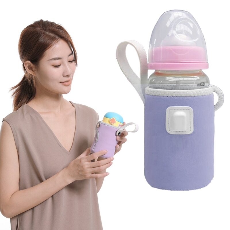 Sacos aquecedores leite para carro aquecedor mamadeira bebê com alça produto para bebê