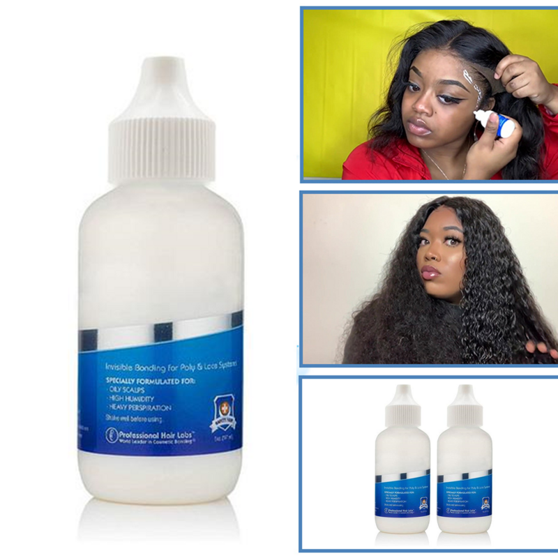 Lace Glue Strong Hold Lace Front Wig Glue for Wigs Waterproof Hair Replacement Adhesive Ghost Bond Glue and Remover
