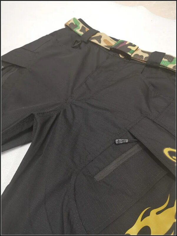 Gamakatsu Fishing Pants Men Summer Outdoor Thin Wear Resistant Sun Protection Breathable Sports Long Pants Adjustable Belt 2023