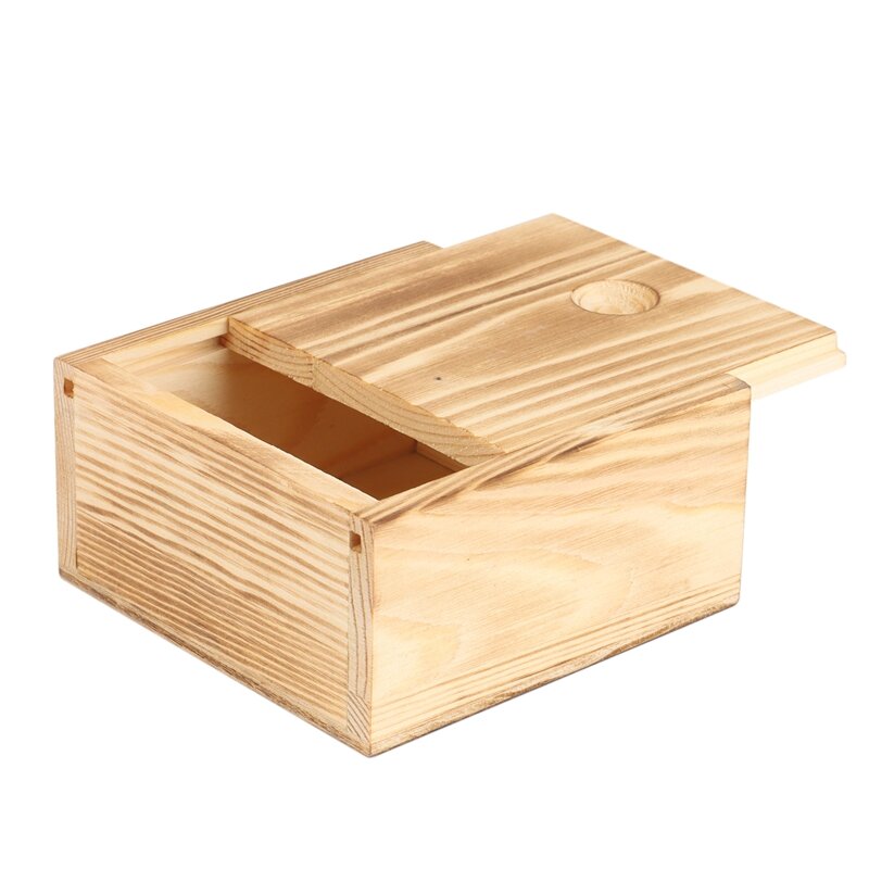 2Pcs Wood Jewelry Box For Woman, Organizer Box For Rings, Earrings, Necklaces,Strap, Vintage Style