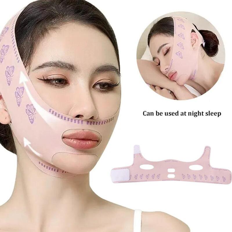 New traspirante V Face Band Cheek Lift Up Face Thin Mask riduce il doppio mento V-Line Shaping Bandage benda antirughe per il viso