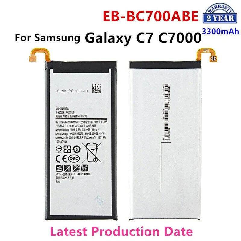 Brand New EB-BC700ABE 3300mAh Battery For Samsung Galaxy C7 C7000 C7010 C7018 C7 Pro Duos SM-C701F/DS SM-C700 +Tools