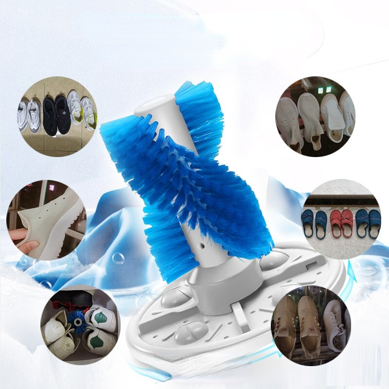 บ้านรองเท้าเครื่องซักผ้ามินิกึ่งอัตโนมัติรองเท้าเครื่องซักผ้า Ultrasonicmini เครื่องซักผ้า