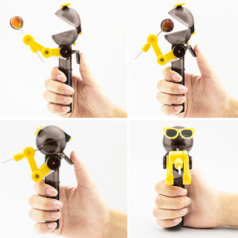 Tinggi Menyerah Dalam Sejarah Terbaru Kreatif Kepribadian Mainan Lollipop Pemegang Dekompresi Mainan Lollipop Robot Dekompresi Permen Mainan