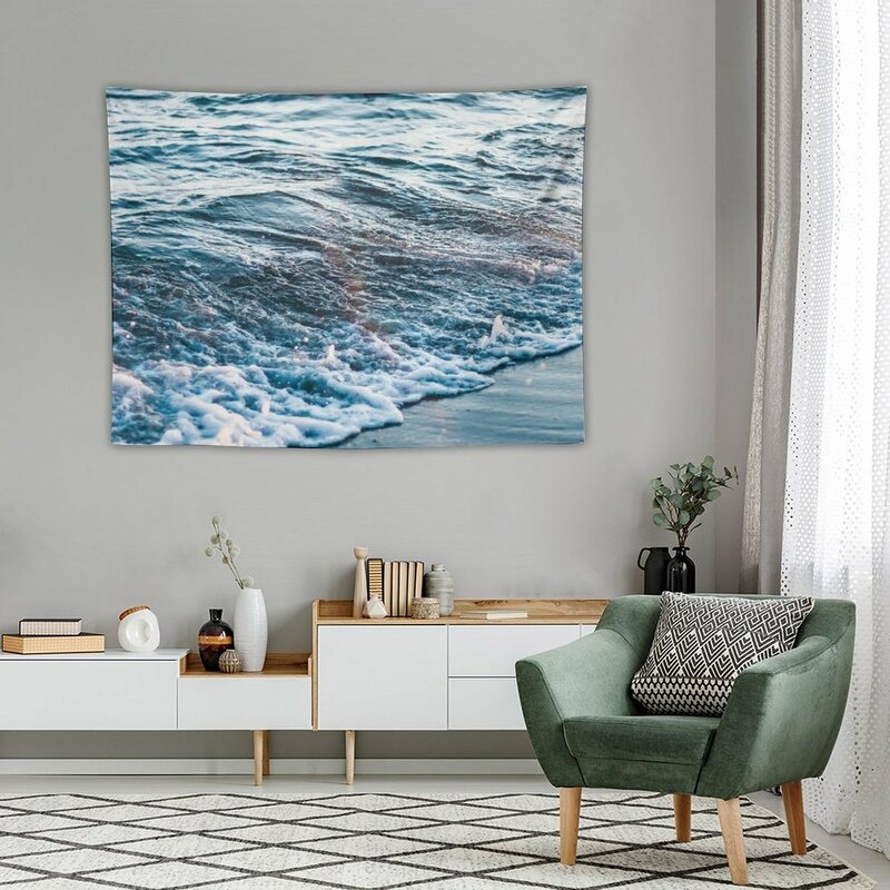 Waves Crash on the Beach Tapestry Room Decorating Things To Decorate The Room House Decor Aesthetic Room Decor Korean