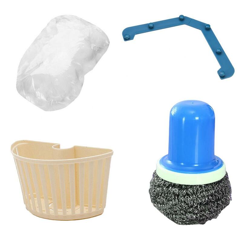 Innovative Drainage Artifact Rack Powerful Suction Cup Dishwashing Brush Sink Filter Basket Suction Cup Holder Save Space Actual