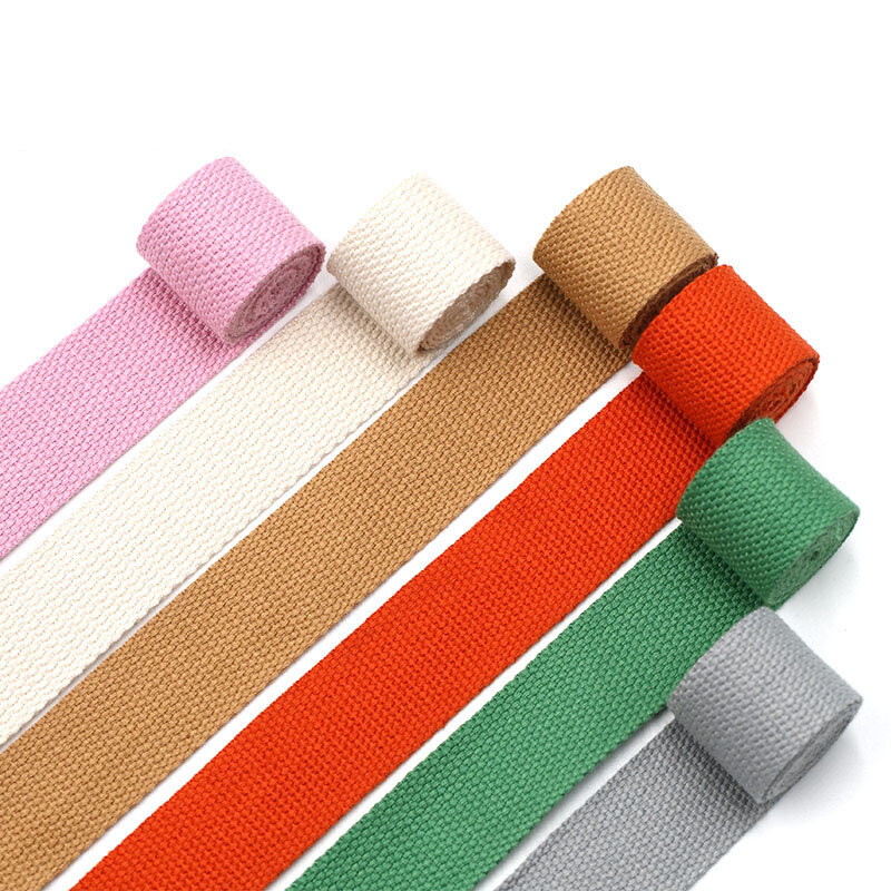 5M Cotton Webbing Suspenders Craft Supplies DIY Decorative Sewing Fabric Crafts Nylon Webbing Pet Rope Backpack  Accessories