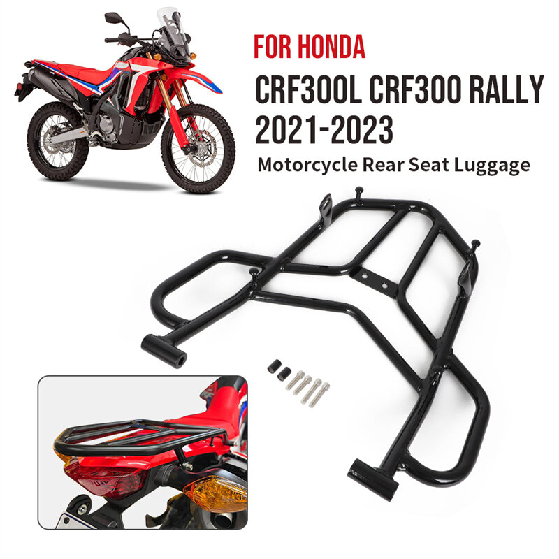 Portaequipajes para Honda CRF 300 RALLY CRF300L 2021 2022 2023, portaequipajes trasero, tabla de soporte de agarre