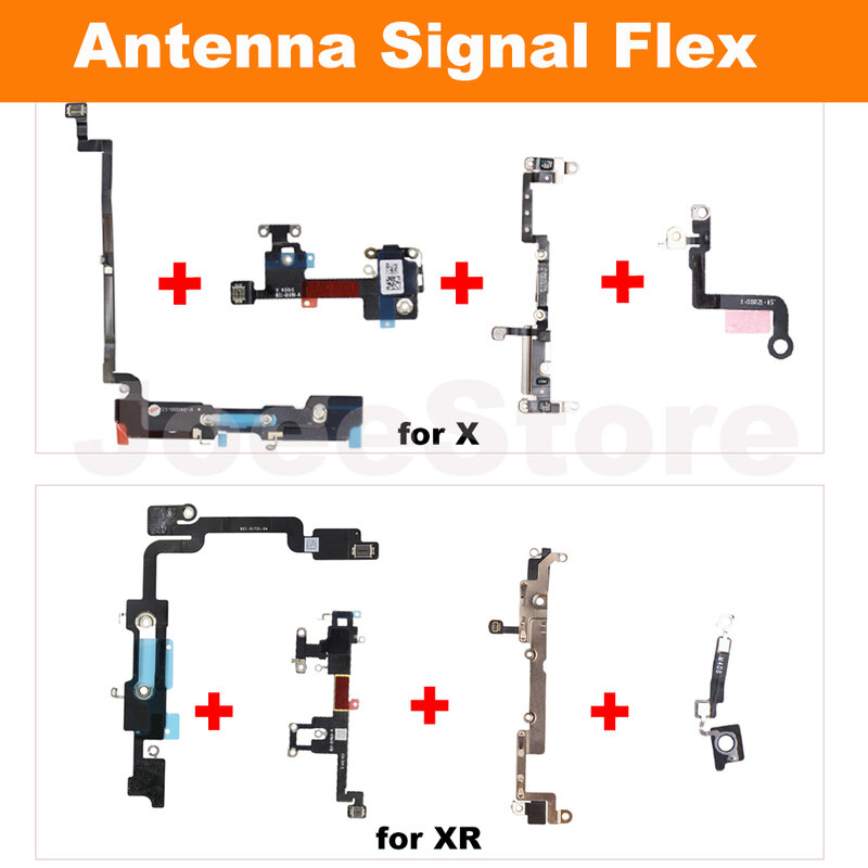 Bluetooth WiFi Antena de Sinal Flex para iPhone, Carregamento Celular, Buzzer, Receptor GPS, Cabo de Fita, X, XS, XR, Max