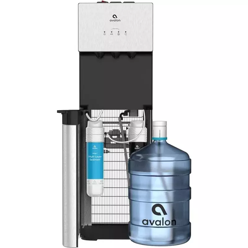 Avalon-dispensador de enfriador de agua, dispositivo de carga inferior, configuración de temperatura de BioGuard-3, filtrado UL, A3F