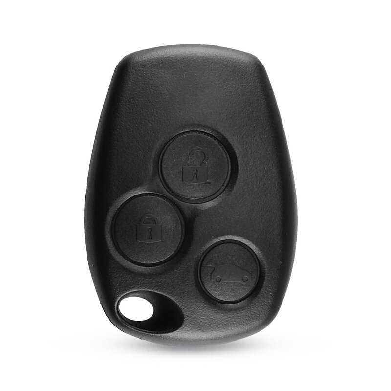 KEYYOU Without Blade Remote Key Shell for Renault Logan Sandero Clio Fluence Vivaro Master Traffic 3 Buttons Car Alarm Case