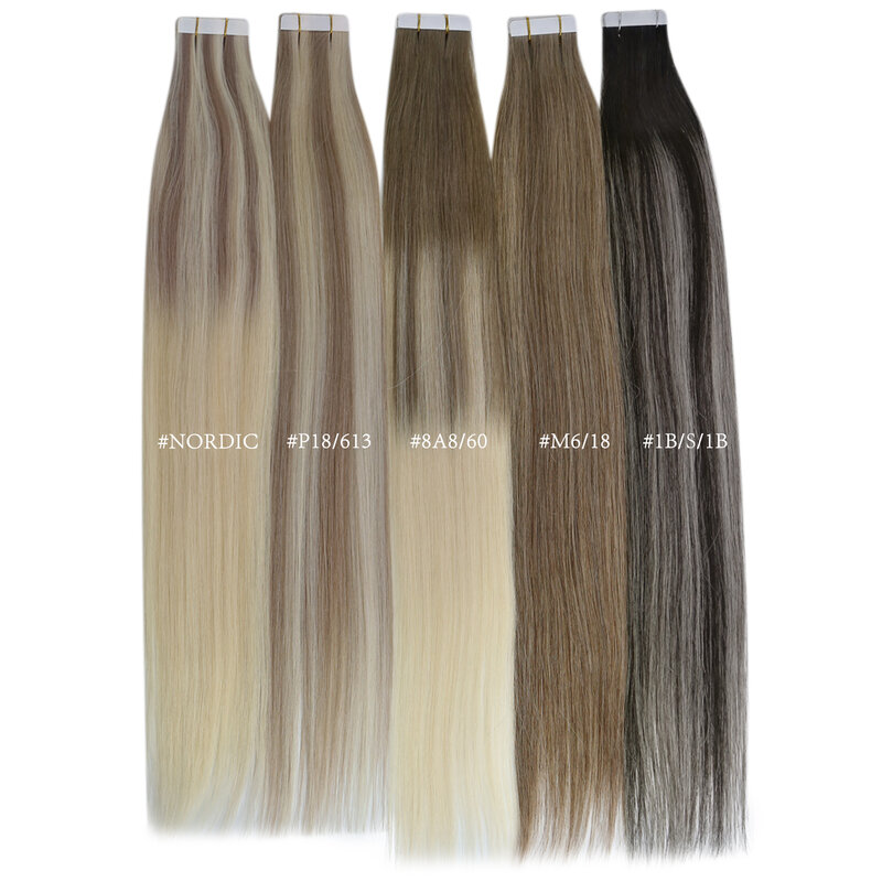 [Last 12 Months] Ugeat Tape in Hair Extensions Virgin Human Hair 10A Grade Tape in Extensions  Human Hair