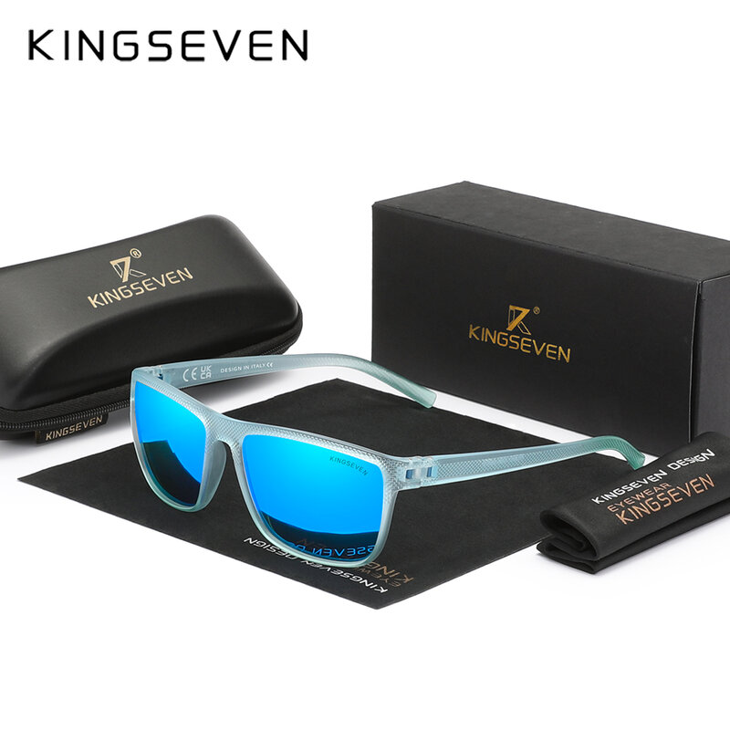KINGSEVEN New Polarized Sunglasses Women Driving Classic Square Frame Sun Glasses sunglasses for Men Outdoor Travel 755