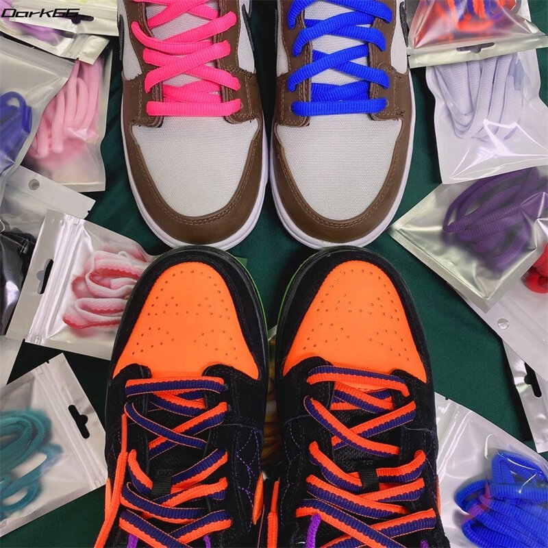 Cordones semicirculares para zapatillas de baloncesto para hombre y mujer, calzado deportivo de alta calidad, sólido, 9mm, 1 par