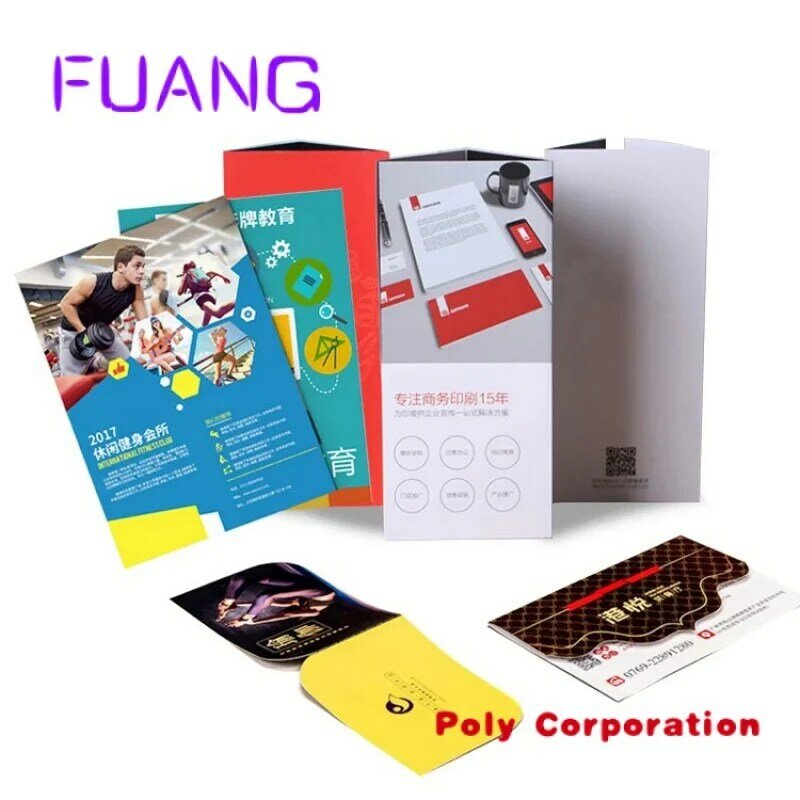 Promoção impressa personalizada Flyer/Folheto/Catálogo/Folheto/Brochura impressão serviço