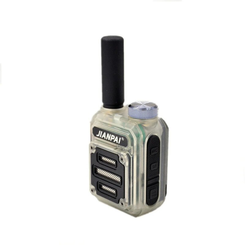 Jianpai-G63 Mini Walkie Talkie, USB C, UHF, 400-480 Mhz, Cópia de digitalização rápida, Criptografia Scrambler, Comunicação Rádio FM sem fio