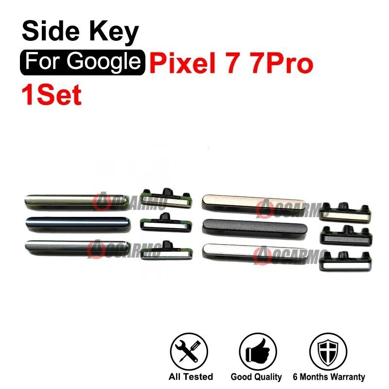 Google Pixel 7および7proのサイドボタン,交換部品,電源,ボリュームボタン