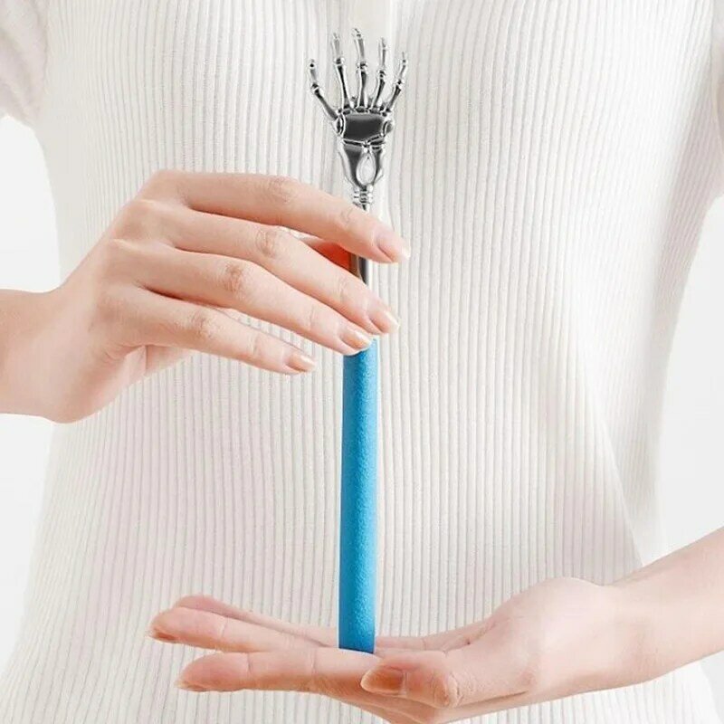 Retractable Stainless Steel Back Scratcher Telescopic Claw For Back Scraper Massage Relax Old Man Happy Health Products